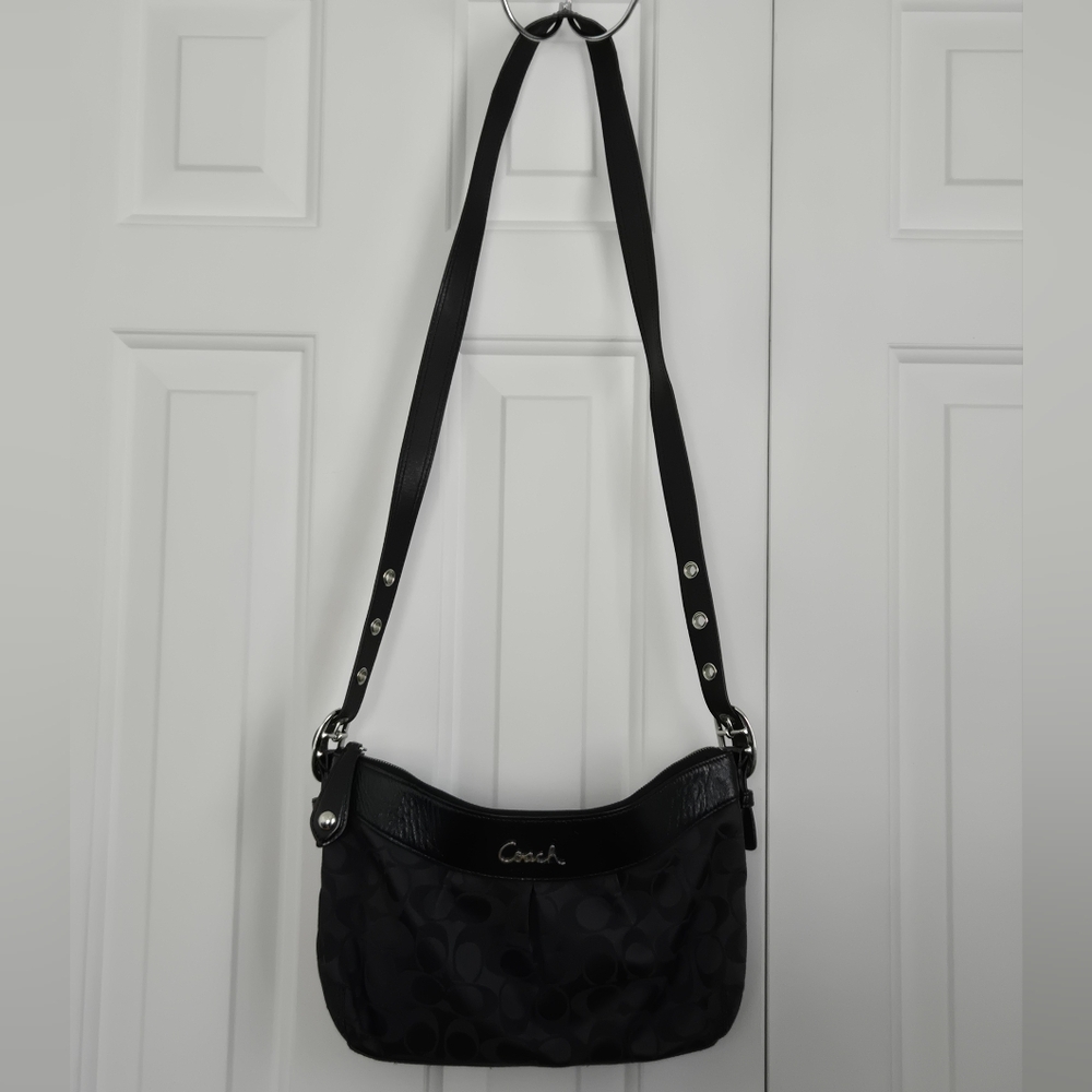Coach Black Signature Crossbody Bag